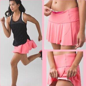 RARE Lululemon Hit Your Stride Skirt - Pink